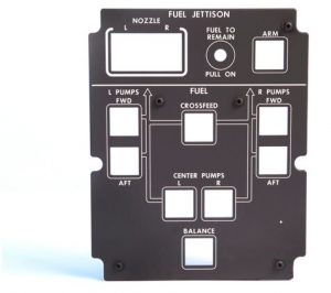 FTG Aerospace Backlit Control Panels