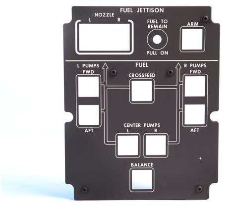 FTG Aerospace Backlit Control Panels